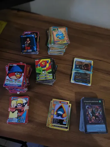 Cartinhas de bafo ou colecionar