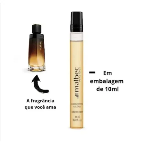 Malbec Pure Gold Desodorante Colônia 10ml