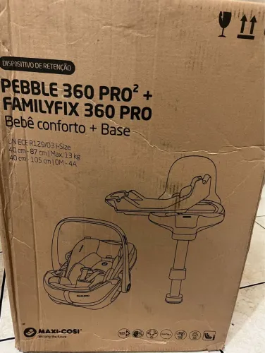 Bebê Conforto Maxi-Cosi Pebble 360 Pro² + Base FamilyFix 360 Pro - Lacrado