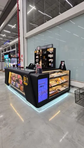 QUIOSQUE COMERCIAL COMPLETO - ESTRUTURA PROFISSIONAL