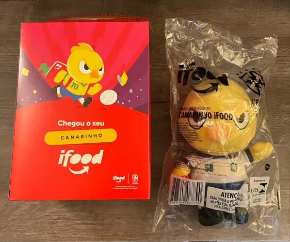 Pelúcia Canarinho Ifood 1958
