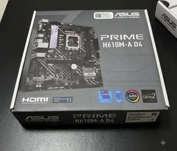 [NOVA] Placa Mãe ASUS PRIME H610M-A D4 (Intel LGA 1700, DDR4) - NUNCA USADA!