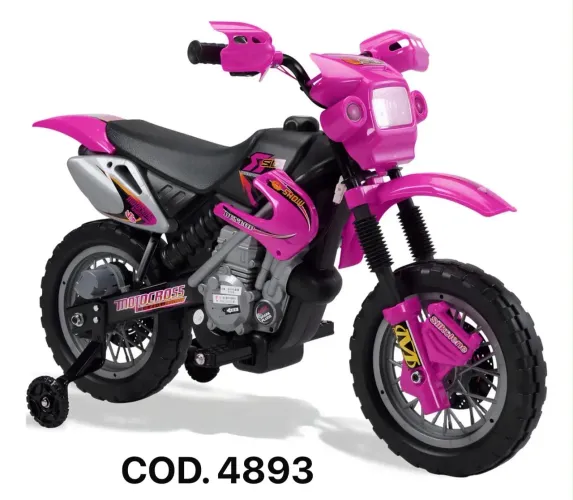 MOTOCROSS ELÉTRICA ROSA 6V ?