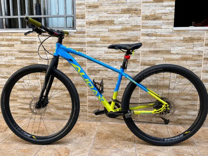 Bike Audax Aro 29 - Azul e Verde