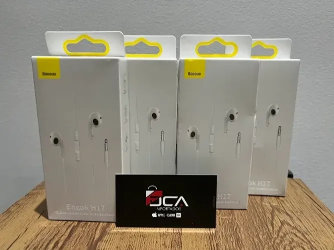 Fone H17 Baseus Branco - Novo - Pronta Entrega!!