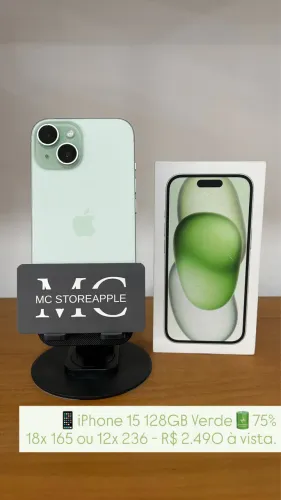Iphone 15 128GB 75% SEMINOVO