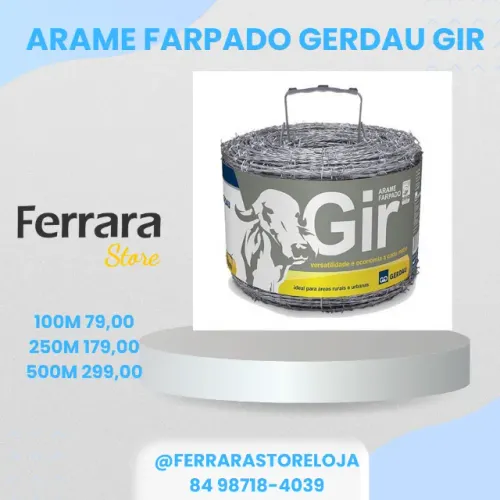 Arame farpado Gerdau A partir de 79,00