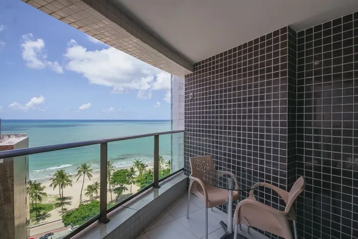Apartamento em Boa Viagem mobiliado com 1 quarto para alugar