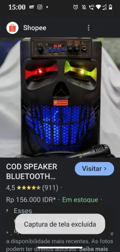 Caixa som bluetooth