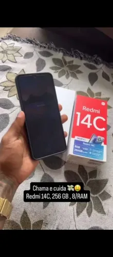 Redmi 14c semi novo , película de privacidade recentemente colocada e capa nova , zero