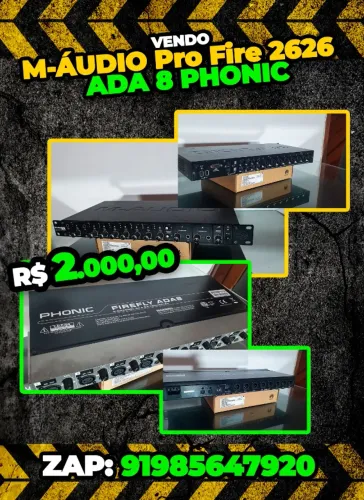 M Audio 2626 + ADA 8000  phonic