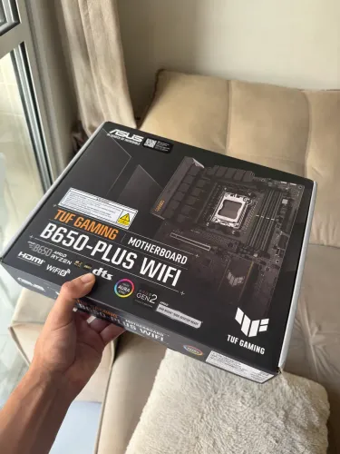 Placa-mãe LACRADA B650-PLUS ASUS TUF GAMING WIFI AMD Soquete AM5 ATX DDR5