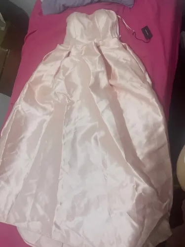 Vestido rosa claro