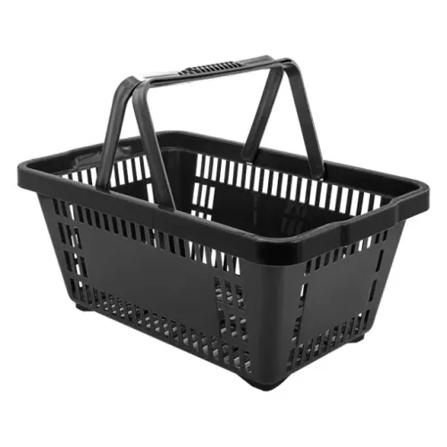 7196 - CESTA PLASTICA D-100 PRINCE PRETA DE 16LTS / MARCA: DELLAPLAST
