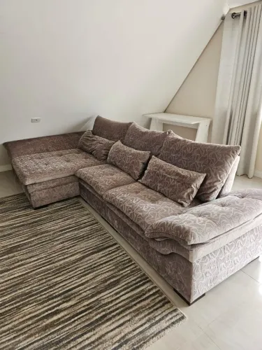 Sofá modular 3 lugares com chaise - 3,20m - confortável e espaçoso