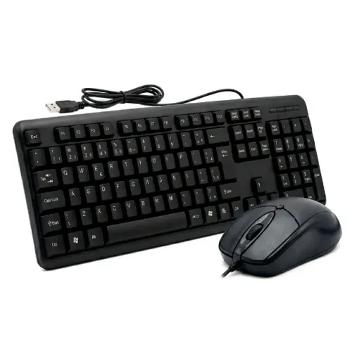 Kit Teclado e Mouse USB ABNT2 para Computador KB110 M365