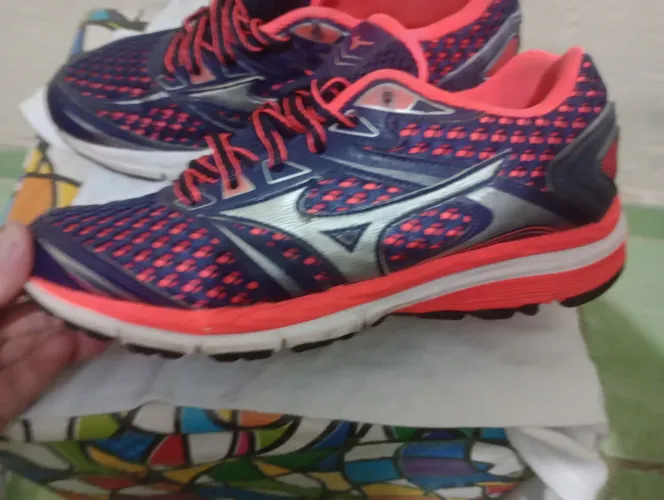 Tênis Mizuno Wave Prorunner  Azul-marinho/Laranja<br>0 de 5  (0)<br> 