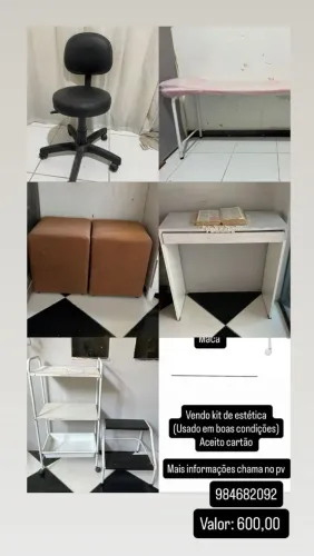 Kit de estética em Boas condições 