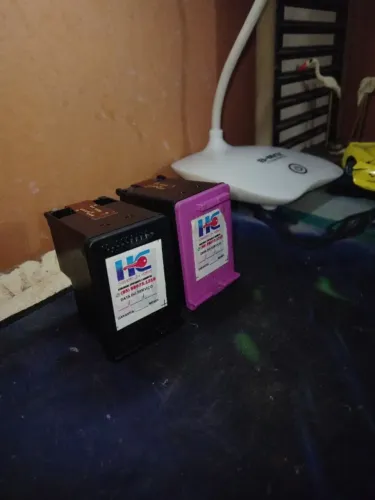 Cartuchos de impressora jato de tinta Hp Preto e colorido