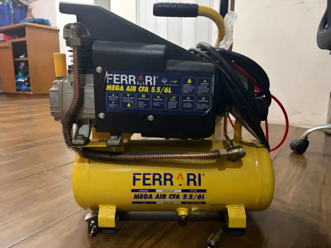 Compressor de Ar Ferrari Mega Air CFA 5.5/6L (1 HP)