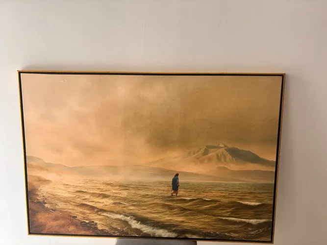Quadro Jesus sobre as águas