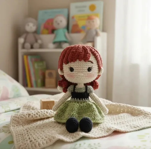 Boneca Anna Frozen | Crochê | Amigurumi