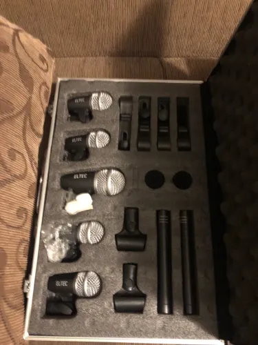 Kit Mics Bateria Eltec