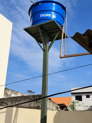 Base caixa d'água Pilar Metálica Torre para caixa d'água mil litros
