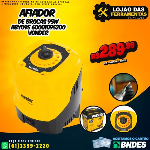 Afiador de Brocas 95w ABY095 60001095200 Vonder