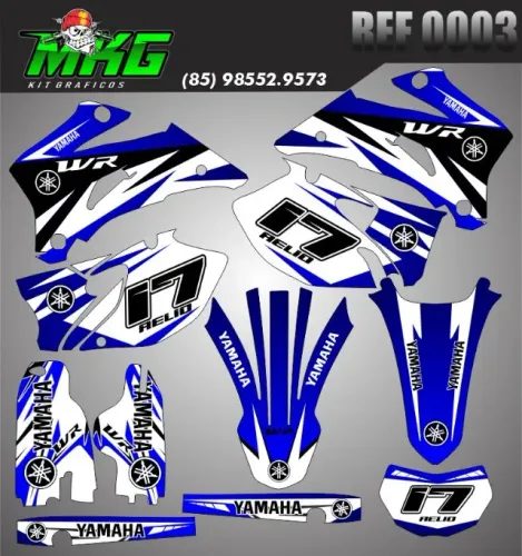 kit grafico off-road YZ