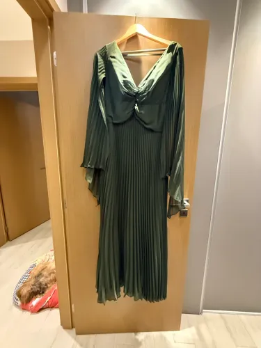 VESTIDO FESTA VERDE OLIVA GG/46