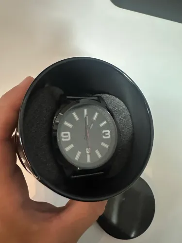 Relógio Lince Masculino Preto - Original - Com Lata