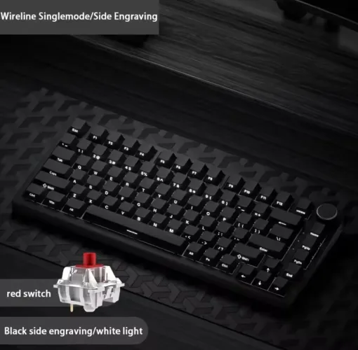 Teclado Mecânico Ajazz Switch Red + Caixa e Acessórios