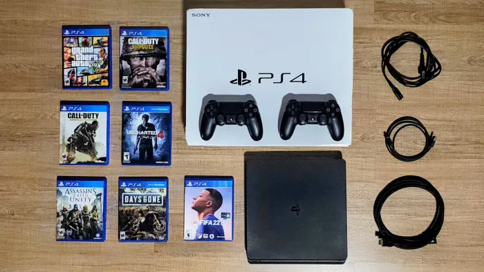 PS4 2 controles 7 jogos