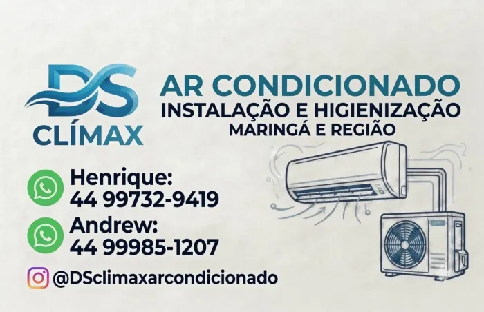 Instalação e Higienização de Ar-Condicionado: