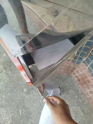 Venda carrinho de inox novo.