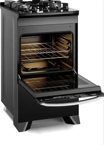 Fogão Electrolux 4 Bocas PerfectCook Mesa de Vidro Preto 