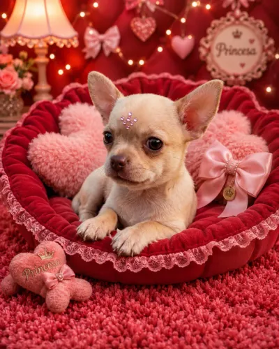 Chihuahua fêmea e macho miniaturas pelo longo e curto/ linhagem chocolate/ com contrato