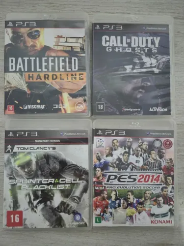 4 Jogos Originais de PS3 em Mídia Física | Qualidade e Procedência Rian Eletro