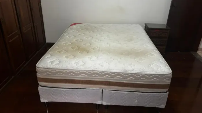Cama Casal Queen Ortochrin Splendor com Box
