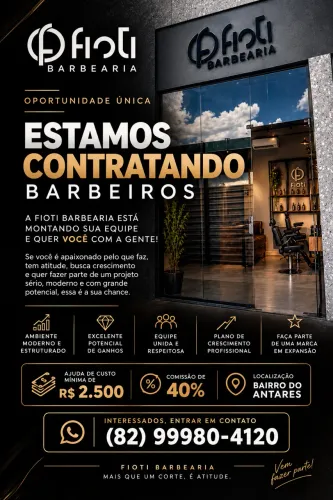 VAGA PARA BARBEIRO
