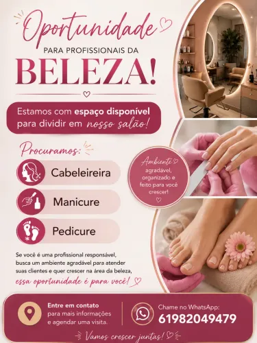 VAGAS DE SALÃO