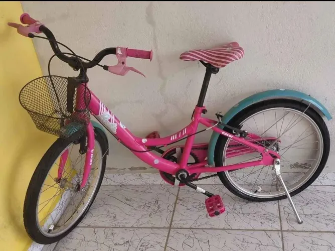 Bicicleta Caloi Barbie Aro 20