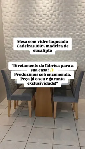 Mesas de 4 a 6 lugares com frete grátis!