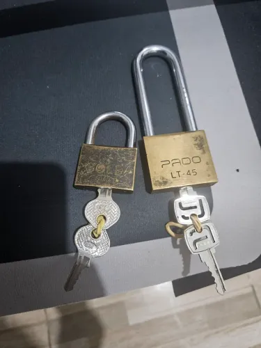 Cadeado pado de45mn e cadeado gold 20m