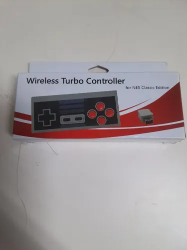 Controle wireless turbo nes classic wii