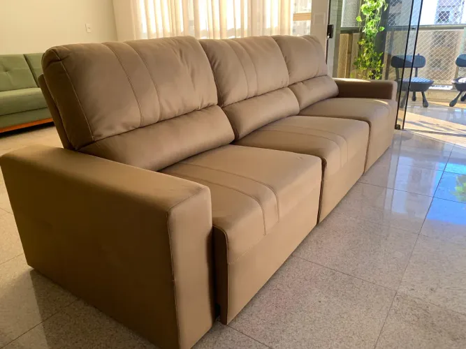 Sofá retrátil e reclinável 3.15m