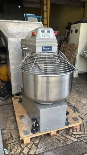 Masseira Espiral Prática 80kg de Massa - Revisada - Equipamento para Padaria