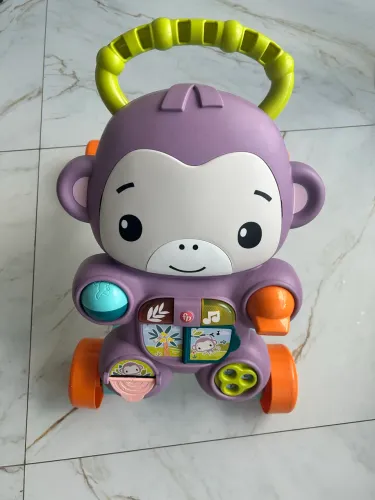 Andador Macaco Roxo Fisher Price (Novíssimo - apenas 1 mês de uso) 