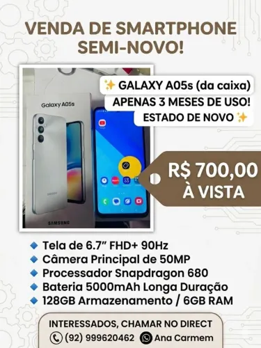 Celular Samsung A05s